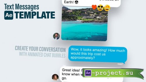 Videohive - Text Message Composer - AE Template - 57096234 - Project for After Effects