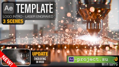 Videohive - Laser Engraved Logo Reveal - AE Template - 53607531 - Project for After Effects