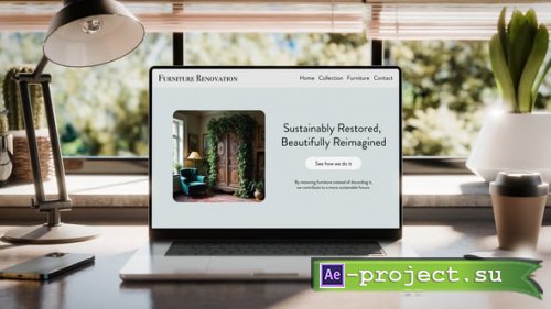 Videohive - Laptop Screen Modular Mockup  5 Animated Scenes with Drag & Drop | After Effects - 51915984