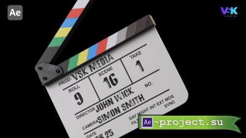 Videohive - Clapboard Transitions - 59244618 - Project for After Effects