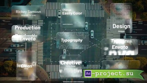 Videohive - Modern Glass Title Animations - 59746436 - Project for After Effects