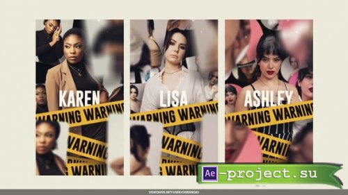 Videohive - Photo Gallery Warning Stories - 59745434 - Project for After Effects