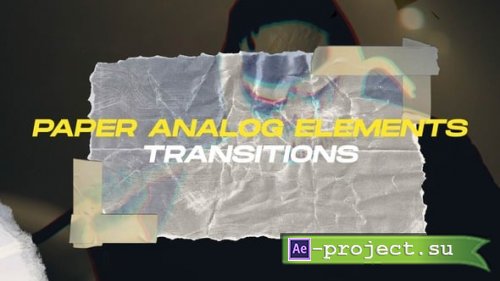 Videohive - Paper Analog Elements Transitions - 59897340 - Project for After Effects