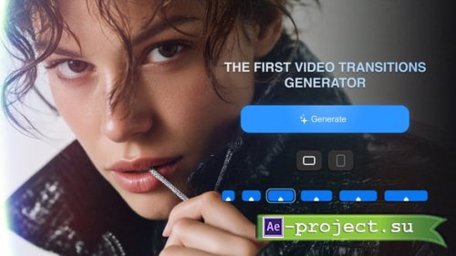 Videohive - Generative Light Leaks Transitions | Vertical | After Effects - 59909477