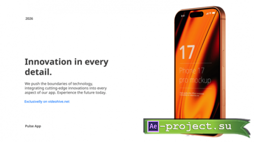 Videohive - Phone 17 Pro App Presentation Mockup - 59902999 - Project for After Effects