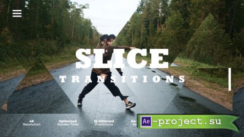 Videohive - Slice Transitions - 59920112 - Project for After Effects