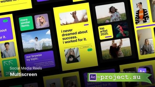 Videohive - Reels - Multiscreen Display After Effects Project Files - 59909971 - Project for After Effects