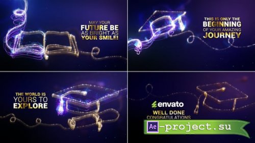 Videohive - Graduation wishes Intro // Graduation Wishes - 59915206 - Project for After Effects