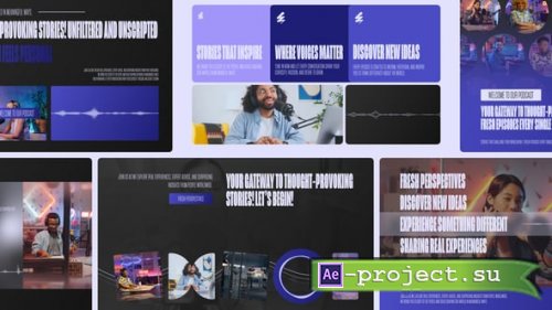 Videohive - Podcast Visualizer Pack - 59928882 - Project for After Effects
