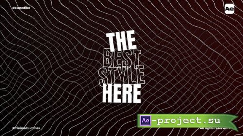 Videohive - Minimal Text Titles - 59930690 - Project for After Effects