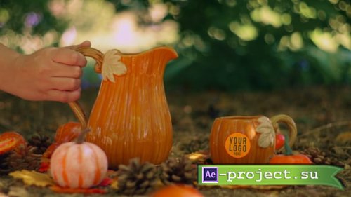 Videohive - Autumn Tea Logo Opener - 59930436 - Project for After Effects
