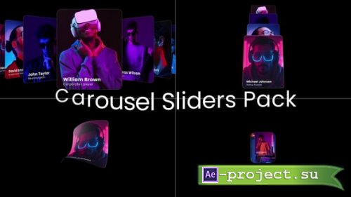 Videohive - Carousel Slides Animation Pack - 59931148 - Project for After Effects