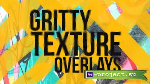 Videohive - Gritty Texture Overlays - 59945806 - Project for After Effects