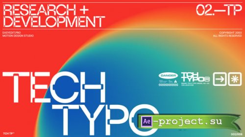 Videohive - Tech Typography - 59931536 - Project for After Effects