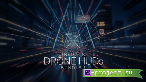 Videohive - Drone Hud UIs - Bundle 1 - 59945962 - Project for After Effects
