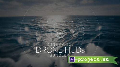 Videohive - Drone Hud UIs - Bundle 3 - 59945986 - Project for After Effects