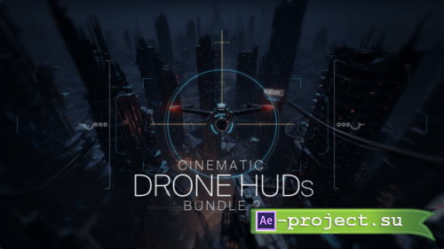 Videohive - Drone Hud UIs - Bundle 2 - 59945972 - Project for After Effects