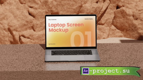 Videohive - Laptop Screen Mockup - 59945556 - Project for After Effects