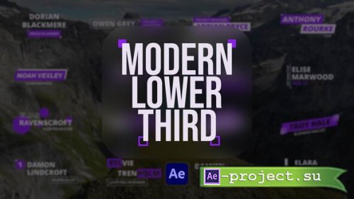 Videohive - Modern Lower Third - 59388754 - Project for After Effects