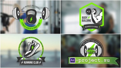 Videohive - Running Sports Gym Fitness Titles - 59768740 - Project for After Effects