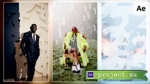 Videohive - Text Logo Vertical Transitions - 59586847 - Project for After Effects