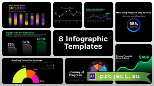 Videohive - Infographics Number Counter Template - 59808703 - Project for After Effects