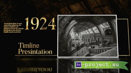 Videohive - Golden History Slideshow - 59897499 - Project for After Effects