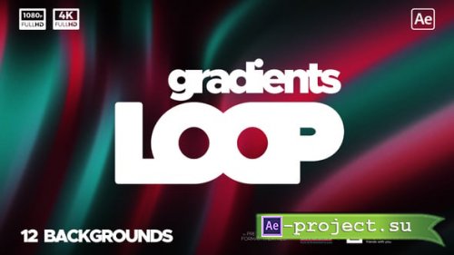 Videohive - Gradient Backgrounds - 59929758 - Project for After Effects