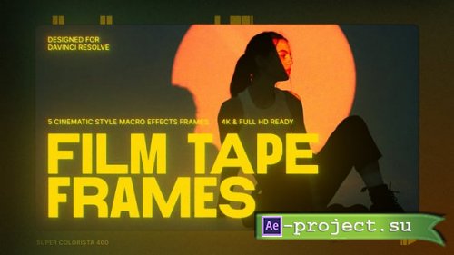 Videohive - Film Tape Frames | DR - 59951925 - DaVinci Resolve Templates