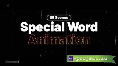 Videohive - Special Word Animation | After Effects - 59965262 - Project for After Effects