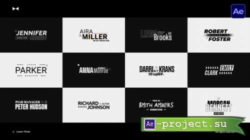 Videohive - Lower Thirds Different  AE - 59964846 - Project for After Effects