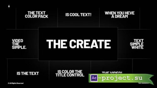 Videohive - Text Animation | After Effects - 59972353 - Project for After Effects