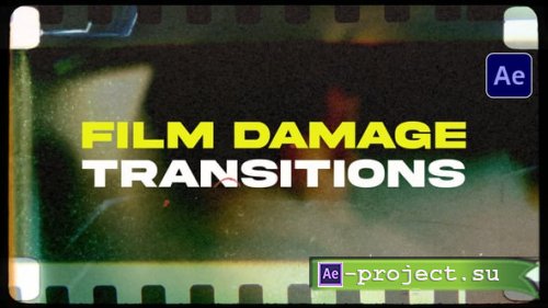 Videohive - Film Damage Transitions - 59979122 - Project for After Effects