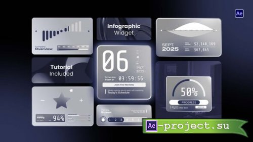 Videohive - Infographic Widgets - 59979121 - Project for After Effects