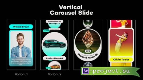Videohive - Vertical Carousel Slide - 59978571 - Project for After Effects