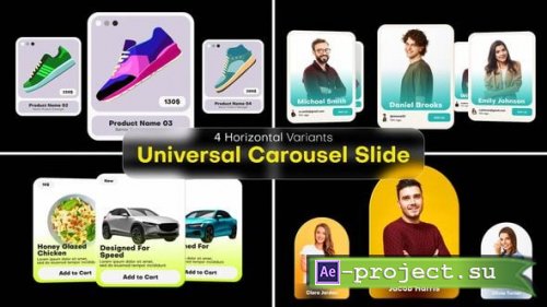 Videohive - Universal Carousel Slide - 59978525 - Project for After Effects