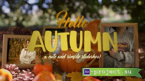 Videohive - Hello Autumn Memories Slideshow - 59980188 - Project for After Effects