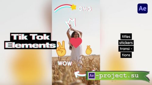 Videohive - Tik Tok Elements - 59981792 - Project for After Effects