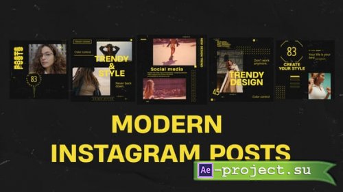 Videohive - Modern Instagram Posts - 59986236 - Project for After Effects