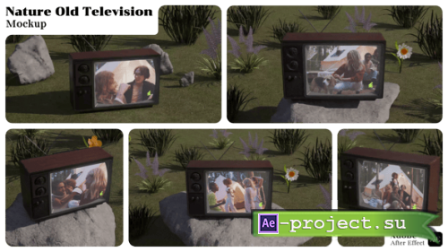 Videohive - Nature Old Television Mockup - 59997673 - Project for After Effects