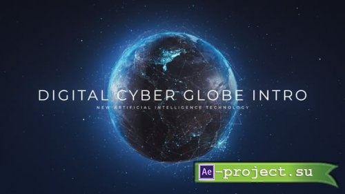 Videohive - Digital Cyber Globe Intro - 43749843 - Project for After Effects