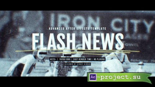 Videohive - Flash News - 59058191 - Project for After Effects