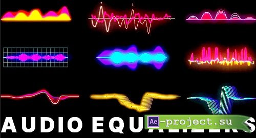 MA Pack Of 9 Neon Audio Equalizers On Alpha 3395319 - Motion Graphics