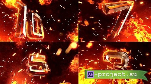 MA The Fiery Countdown 3500086 - Project for After Effects