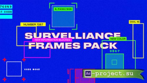 Videohive - Survelliance Frames Pack - 60024287 - Project for After Effects