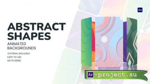 Videohive - Abstract Shapes Animated Backgrounds - 60035854 - Project for After Effects