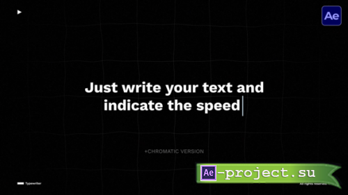Videohive - Typewriter  AE - 59879918 - Project for After Effects