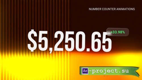 Videohive - Number Counter Animations - 59985517 - Project for After Effects