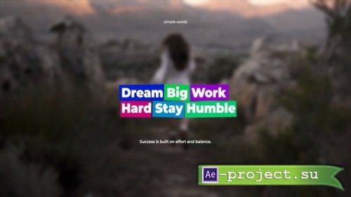 Videohive - Tag Words Titles - 60056036 - Project for After Effects