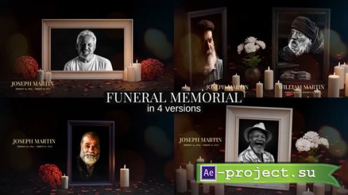 Videohive - Funeral Memorial Slideshow  In Loving Memory Tribute Video - 60045103 - Project for After Effects
